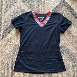 Grey anatomy scrub top